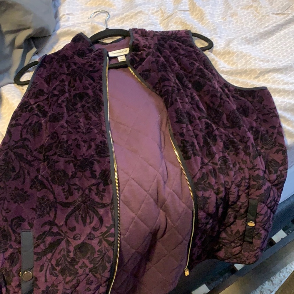 Purple vest design